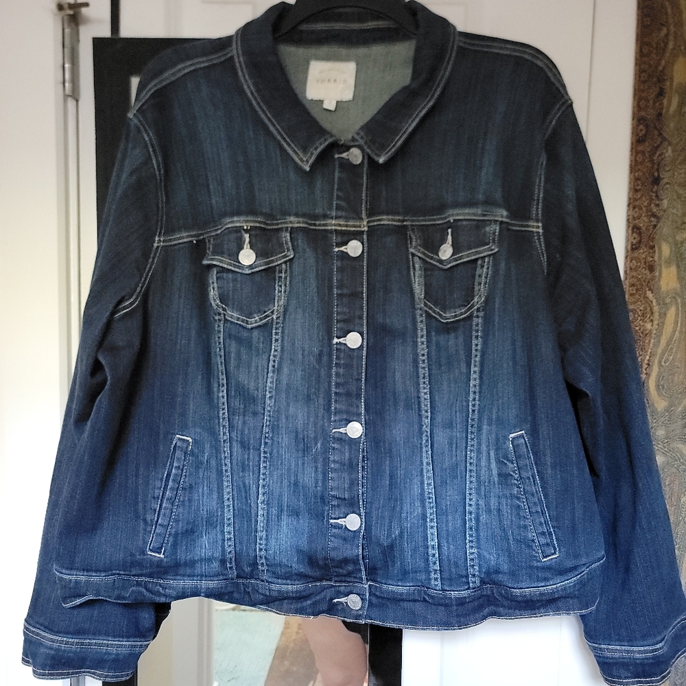 Torrid Dark Wash Jean Jacket